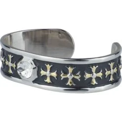Fleur Cross Bracelet -Chic Jewelry Store SC2503 3