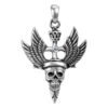 Winged King Skull Necklace 1 Winged King Skull Necklace -Chic Jewelry Store SC2931
