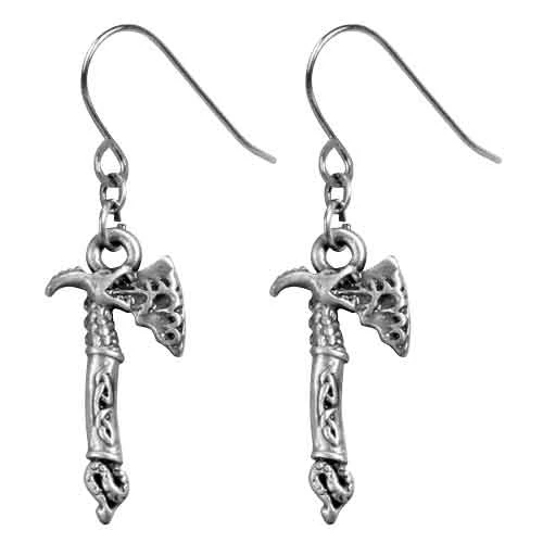 Fire Dragon Axe Earrings 3 Fire Dragon Axe Earrings