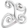 Stainless Steel Spiral Ring -Chic Jewelry Store WH CR05425