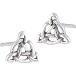 Sterling Silver Celtic Knot Stud Earrings