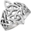 Silver Celtic Dual Triquetra Ring -Chic Jewelry Store WH S02276