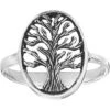 Sterling Silver Spreading Tree Ring 1 Sterling Silver Spreading Tree Ring -Chic Jewelry Store WH S02614