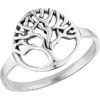 Sterling Silver Circle Tree Ring -Chic Jewelry Store WH S02740