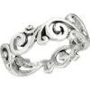 Sterling Silver Swirl Scrollwork Ring -Chic Jewelry Store WH S02870