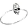 Silver Hollow Eyed Skull Ring -Chic Jewelry Store WH S03000