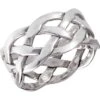 Sterling Silver Celtic Weave Ring -Chic Jewelry Store WH S03035