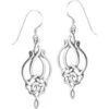 Sterling Silver Knotwork Rosebud Earrings -Chic Jewelry Store WH S04176