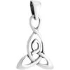 High Polish Silver Triquetra Pendant 1 High Polish Silver Triquetra Pendant -Chic Jewelry Store WH S08970