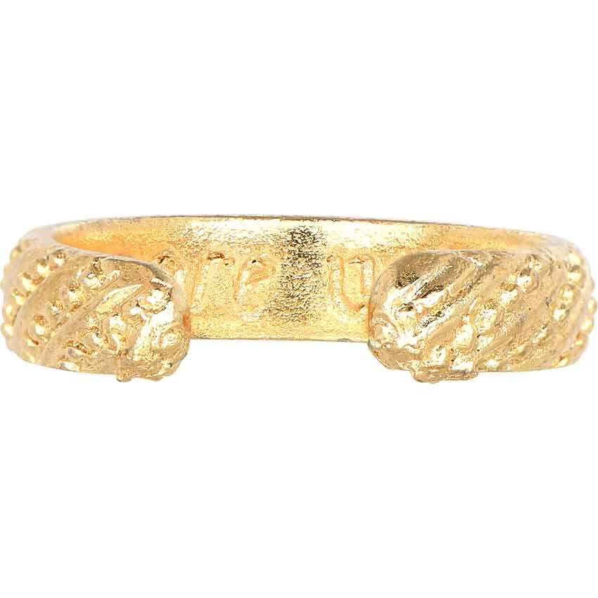 Gold Plated Mary I Love Ring 7 Gold Plated Mary I Love Ring - Image 5