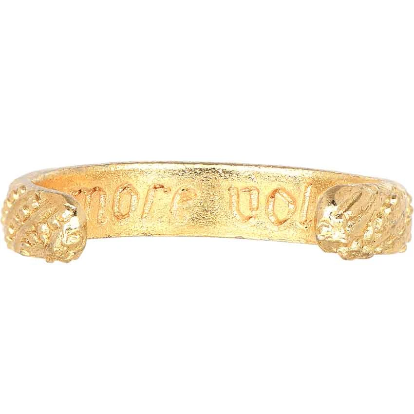 Gold Plated Mary I Love Ring 8 Gold Plated Mary I Love Ring - Image 6