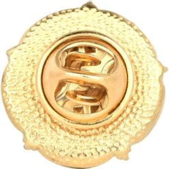 Gold Plated Tudor Rose Pin Badge -Chic Jewelry Store WR RGPIN 3
