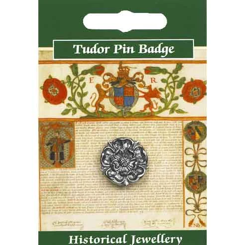 Tudor Rose Pin Badge 3 Tudor Rose Pin Badge