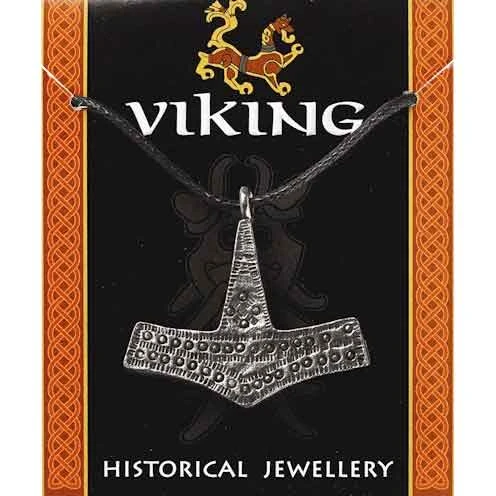 Pewter Thors Hammer Necklace 3 Pewter Thors Hammer Necklace