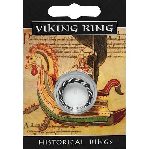 Pewter Viking Twist Ring 3 Pewter Viking Twist Ring