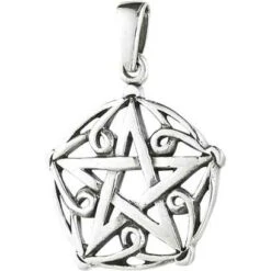 Sterling Silver Pentacle Pendant
