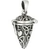 Silver Triquetra Hinged Vial Pendant -Chic Jewelry Store WS S09366